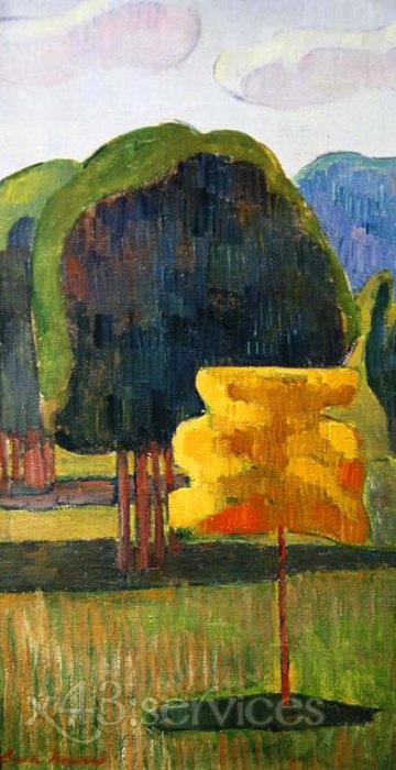 Emile Bernard - Der gelbe Baum - The Yellow Tree